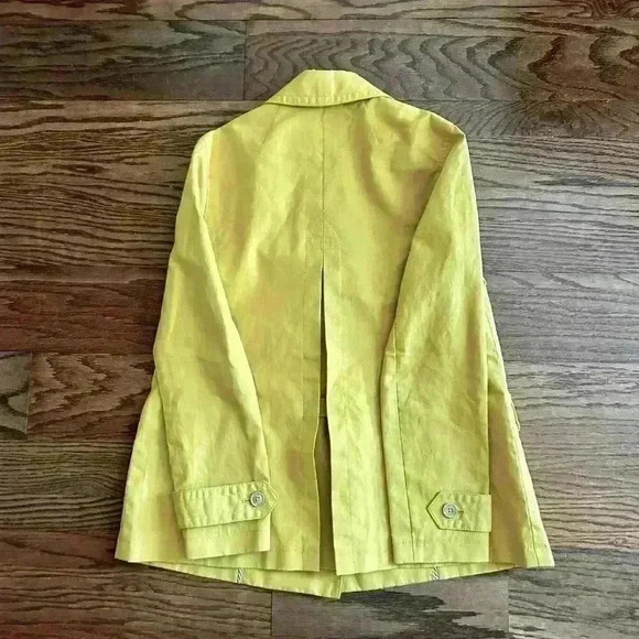 Banana Republic Mid Length Trench Coat Size XS Rain Coat Outerwear Pea Coat - Picture 11 of 12